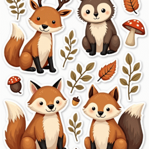 Nature & Outdoors - Sticker Sheet v13